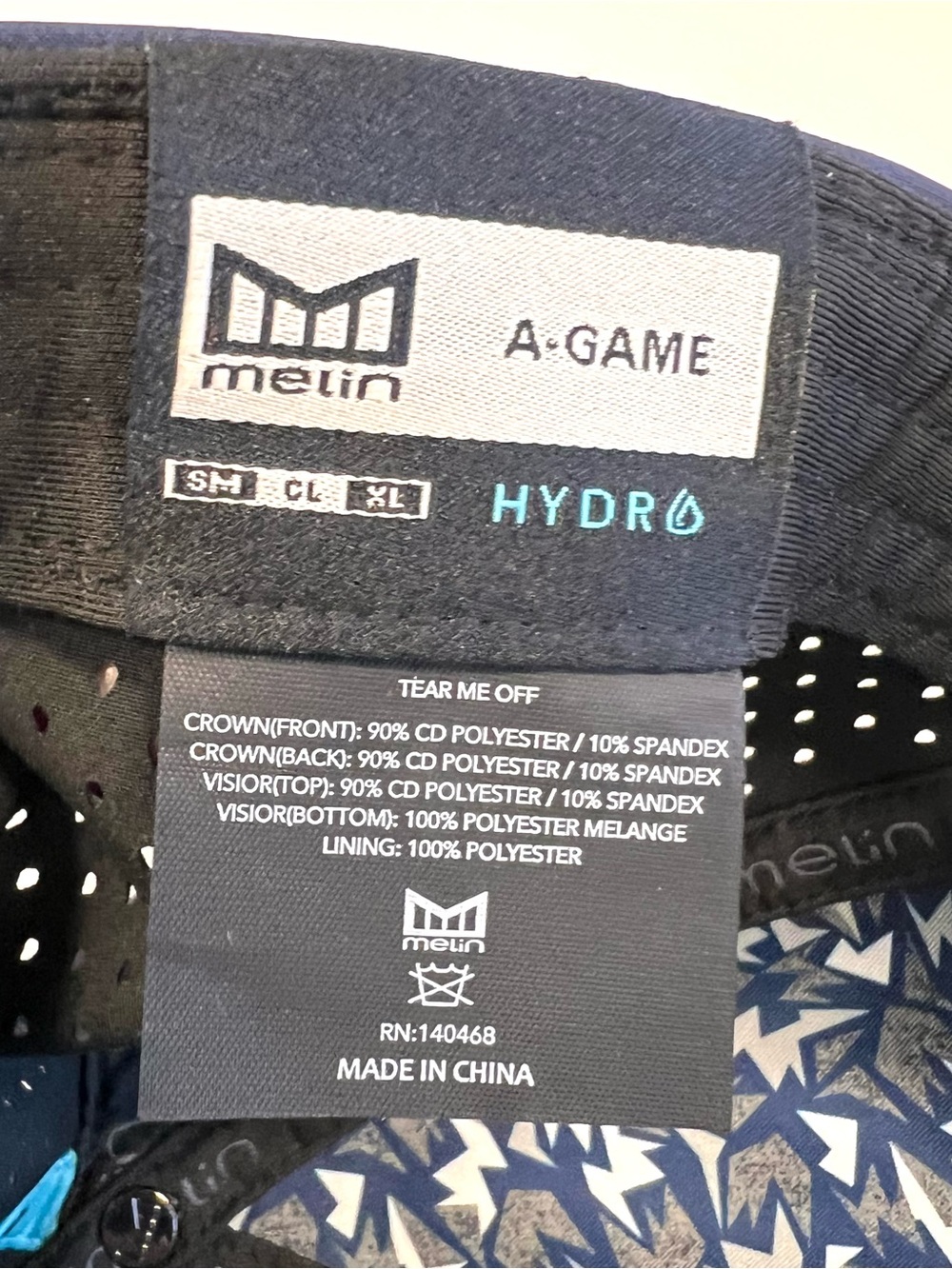 Melin Blue SD Baseball Cap A-Game Hydro Breathable Adjustable Men’s Classic Fit - Picture 8 of 9